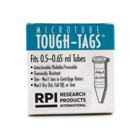 Diversified Biotech Tough-Tags, 0.5-0.65ml, Red, 1000/pk, 1000PK 247108